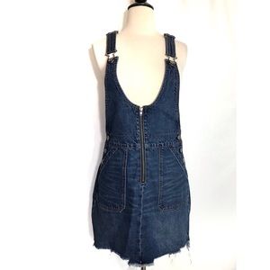 American Eagle Skirtall Overall Denim Skirt Size Small NWOT